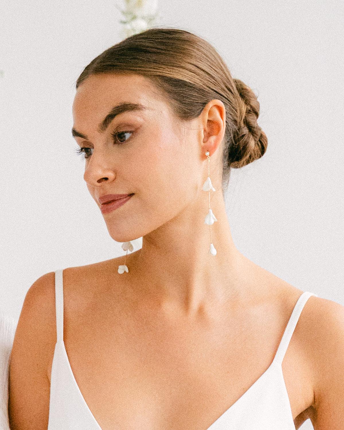 Harmonia 3:3 - Boucles d’oreilles pendantes en Céramique