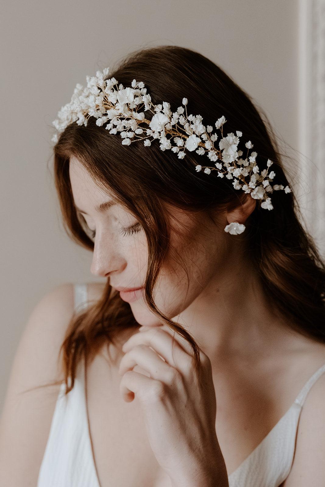 Alcea - Ceramic Stud Earrings