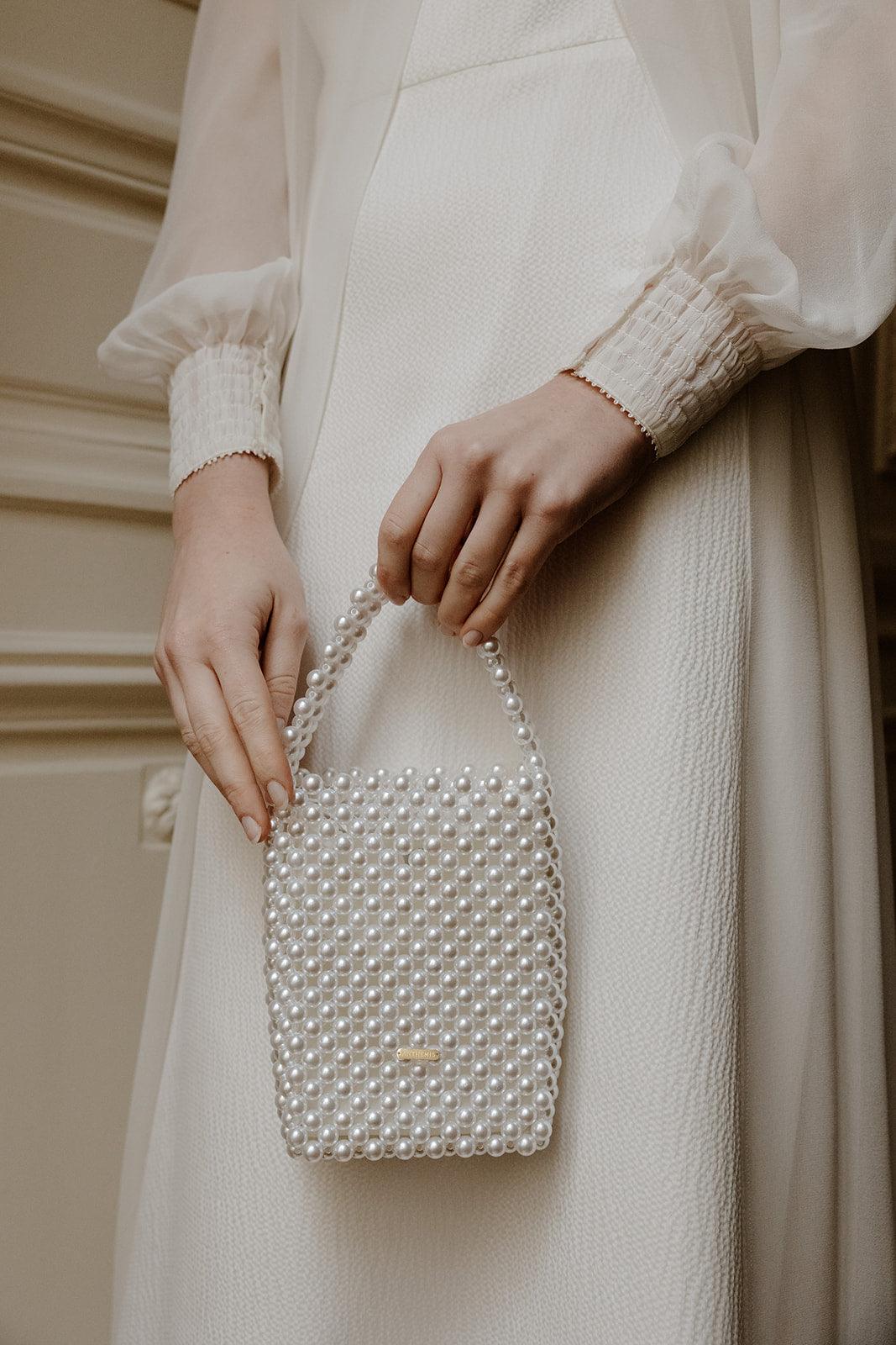 Penélope Sac de mariage en perles