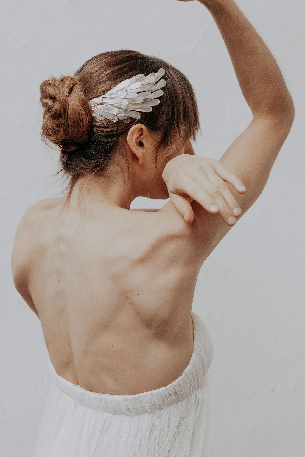 Angel Wings Comb - Two Sides