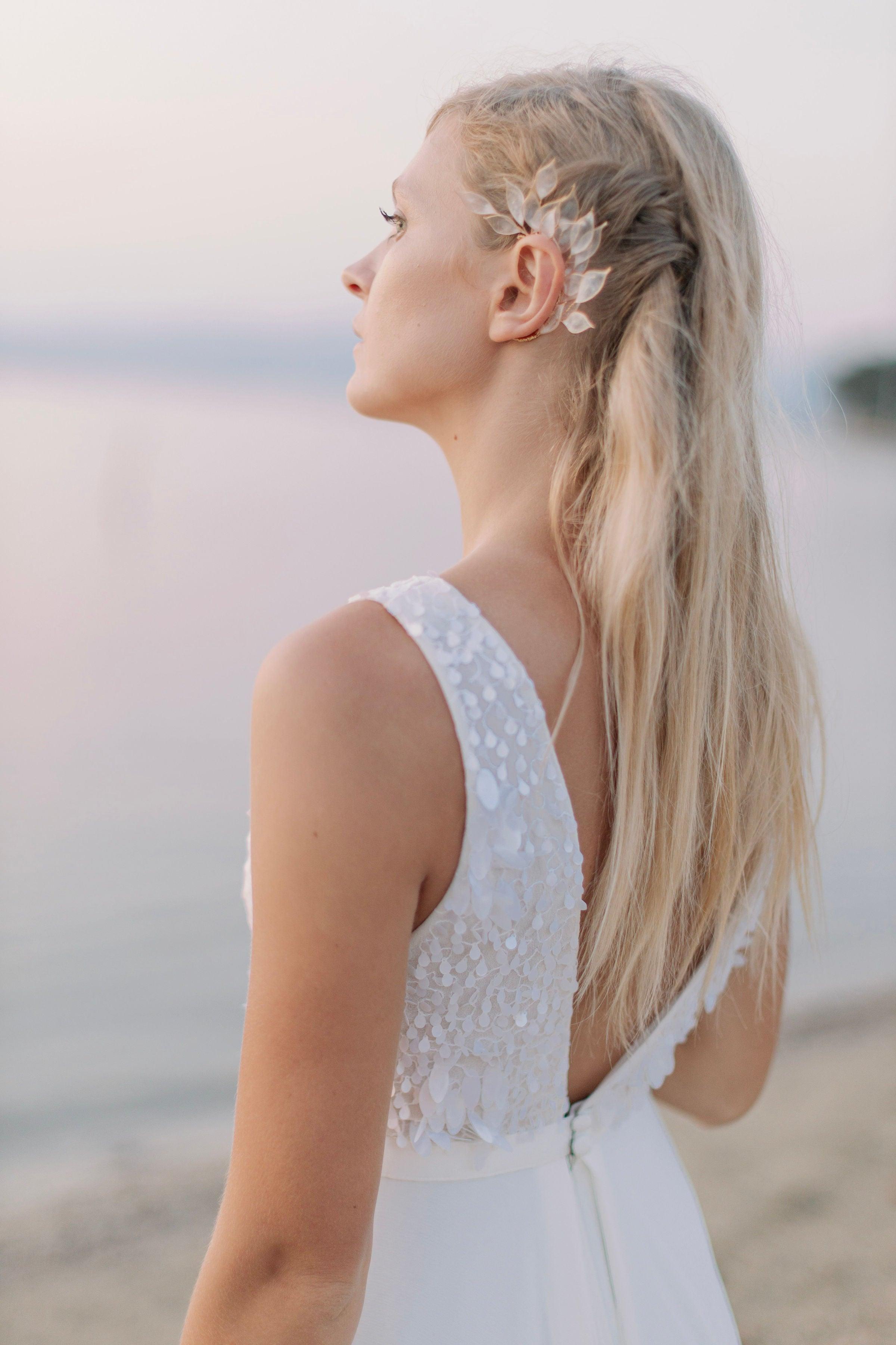 Feather Ear Wrap en rèsine