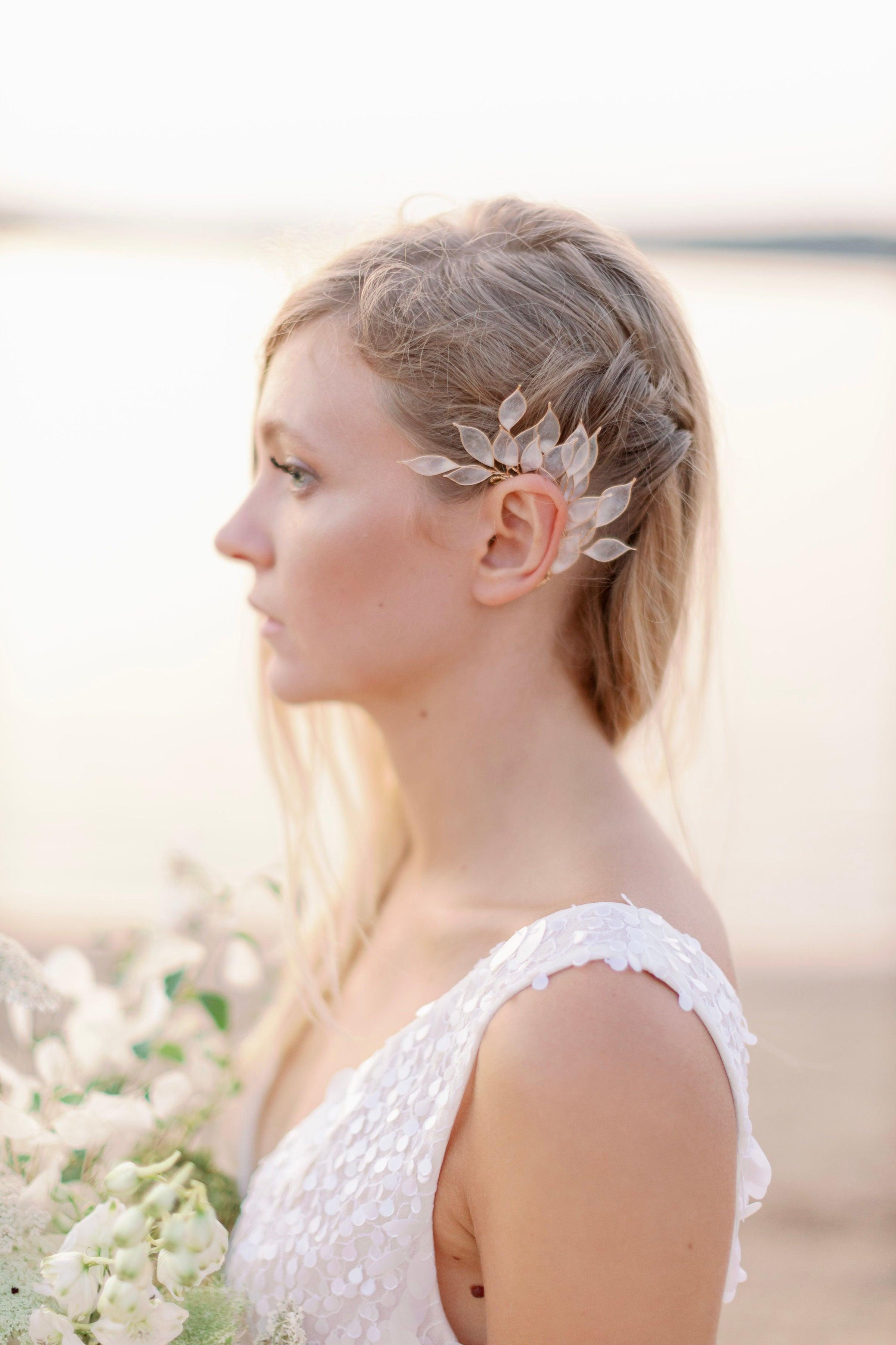 Feather Ear Wrap en rèsine