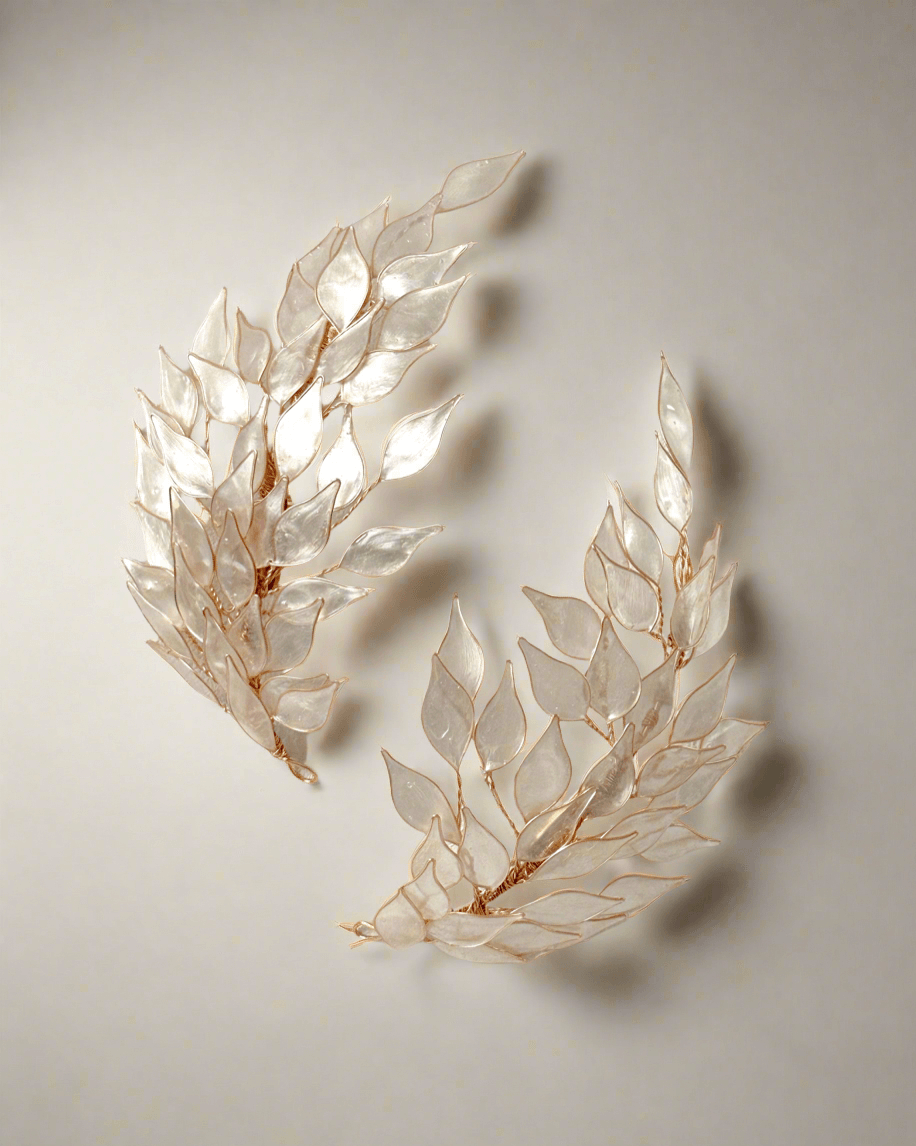 Feather Vigne à cheveux - Deux côtés