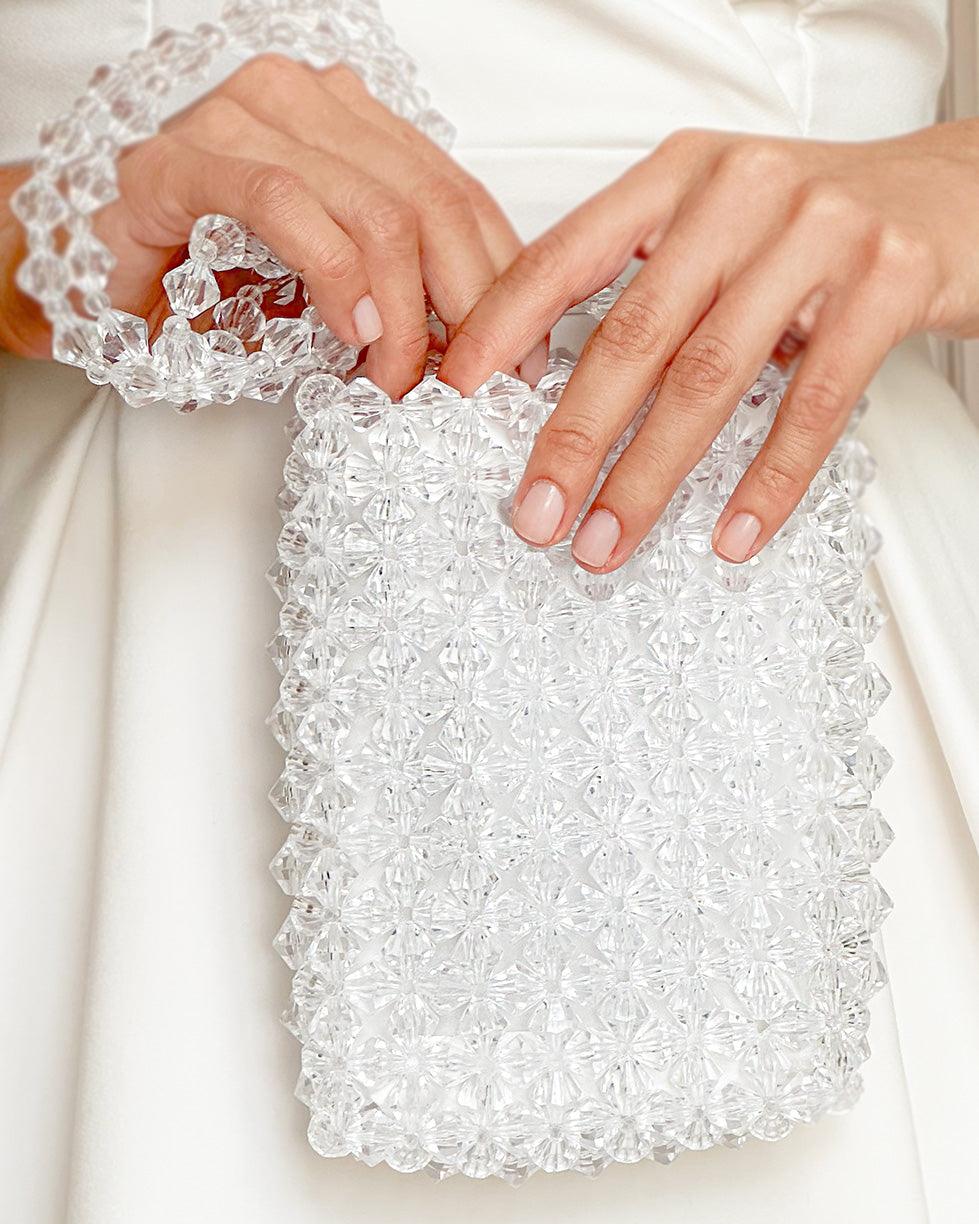 Diana Sac à bandoulière en perles cristal