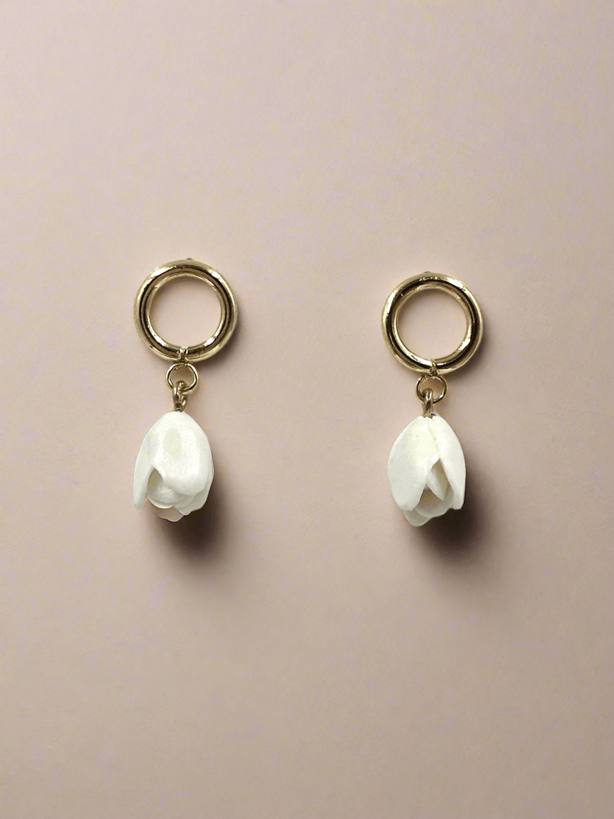 Rosalia Orbit - Ceramic Dangle Earrings