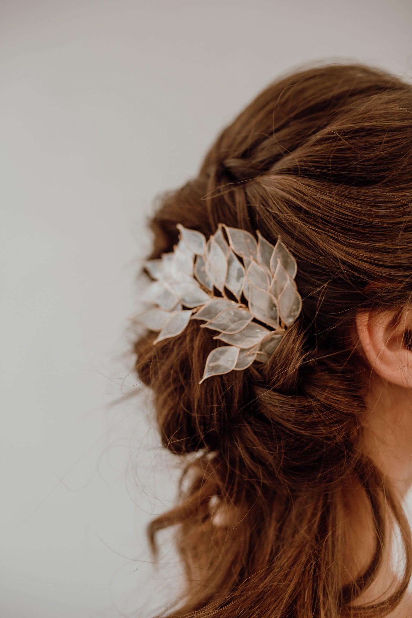 Feather Hair Vine - Two Sides