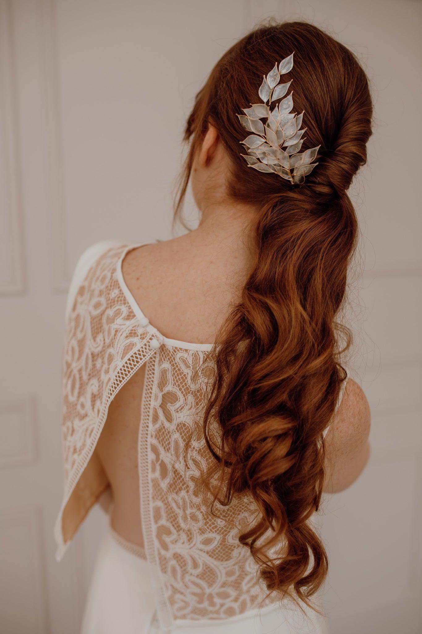 Feather Vigne à cheveux - Deux côtés