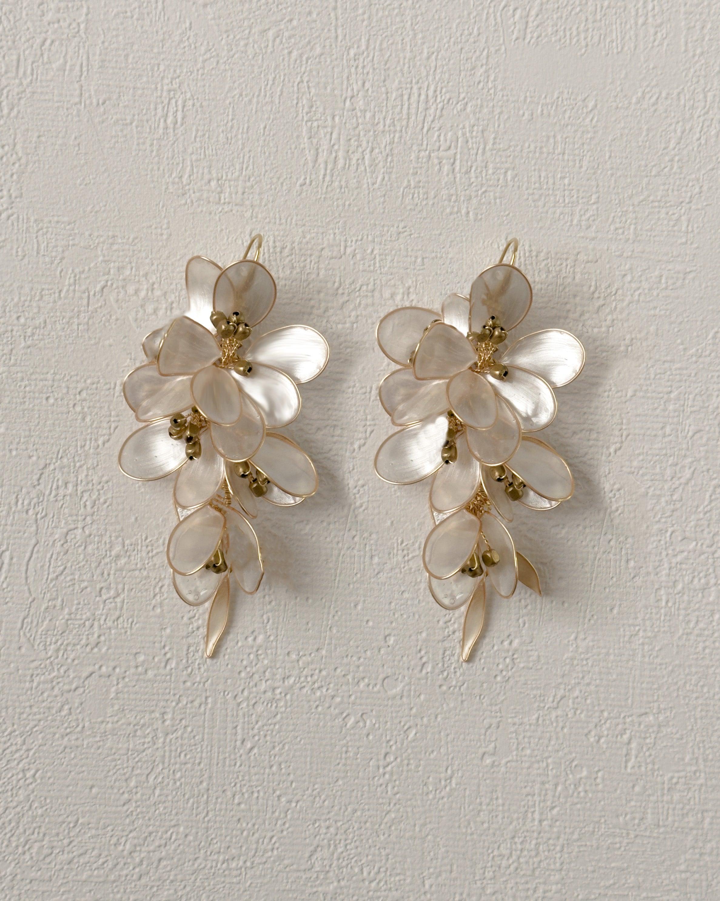 Gaia - Boucles d’oreilles pendantes en rèsine