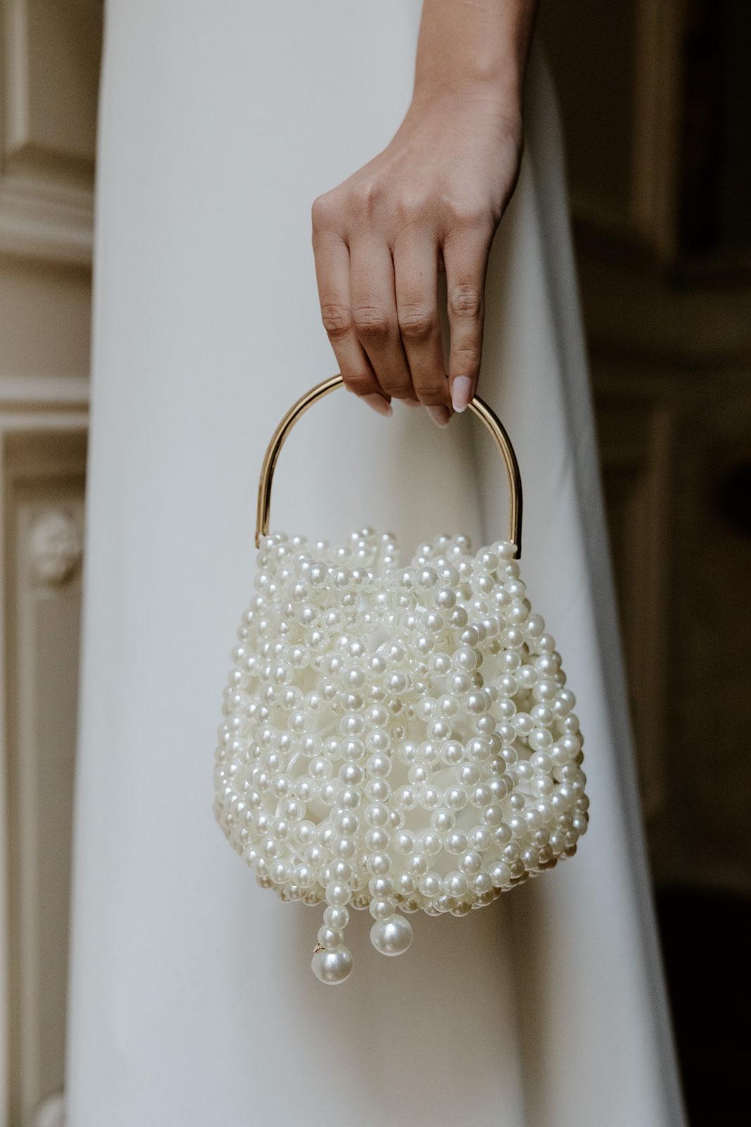 Gizia Sac Seau de mariage en perles