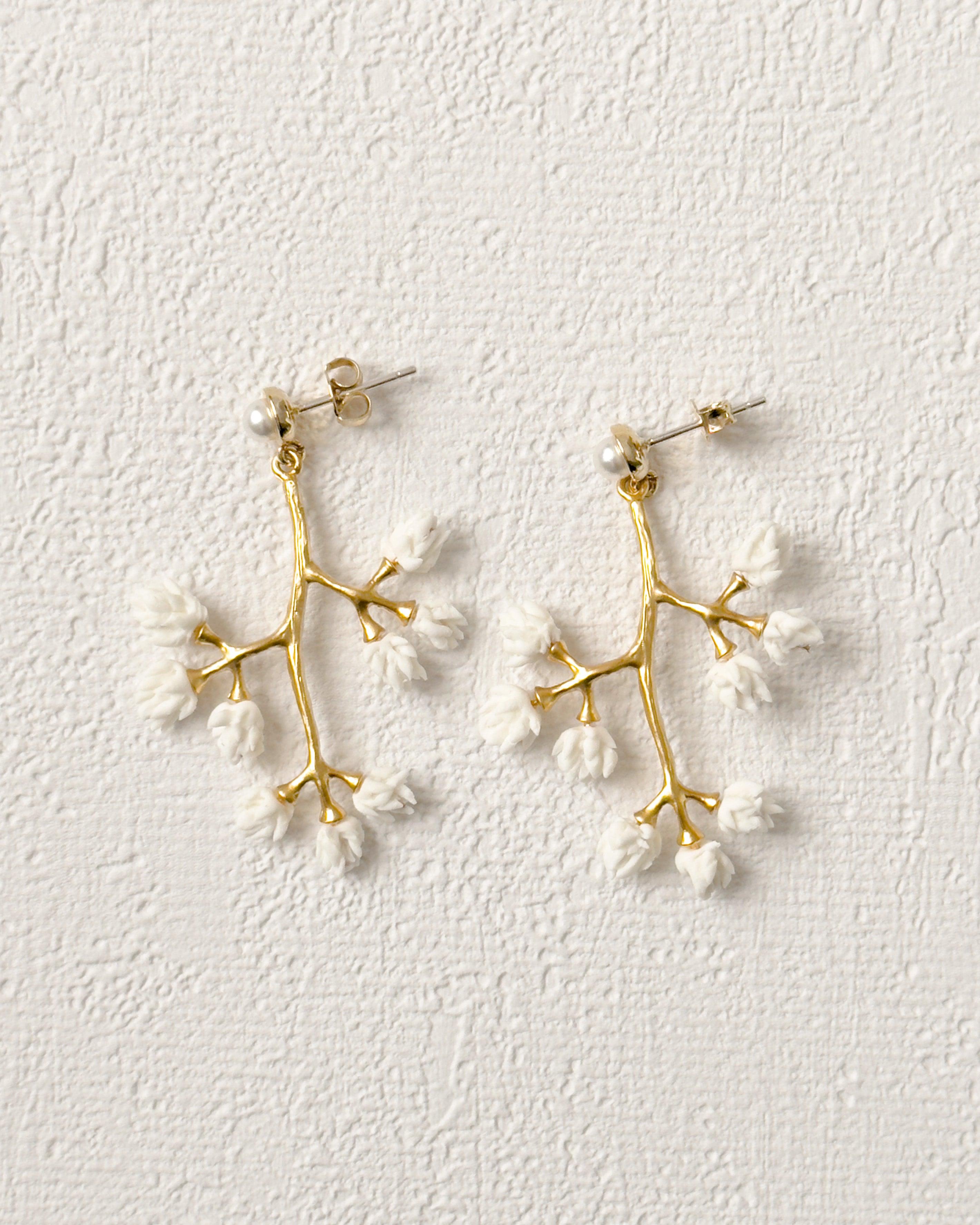 Gypso - Boucles d’oreilles pendantes en céramique