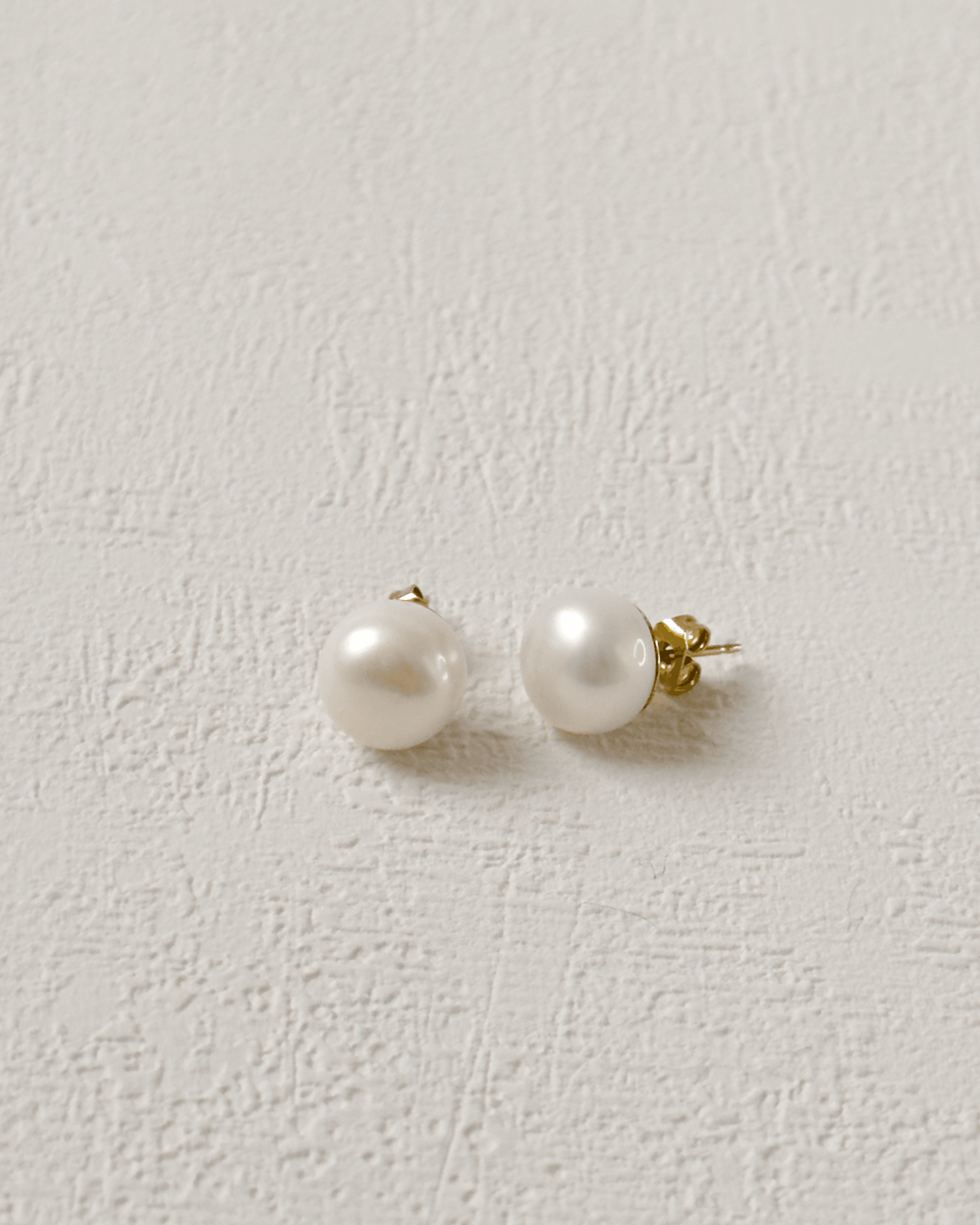 Pearl Boucles d’oreilles clous en perle naturel