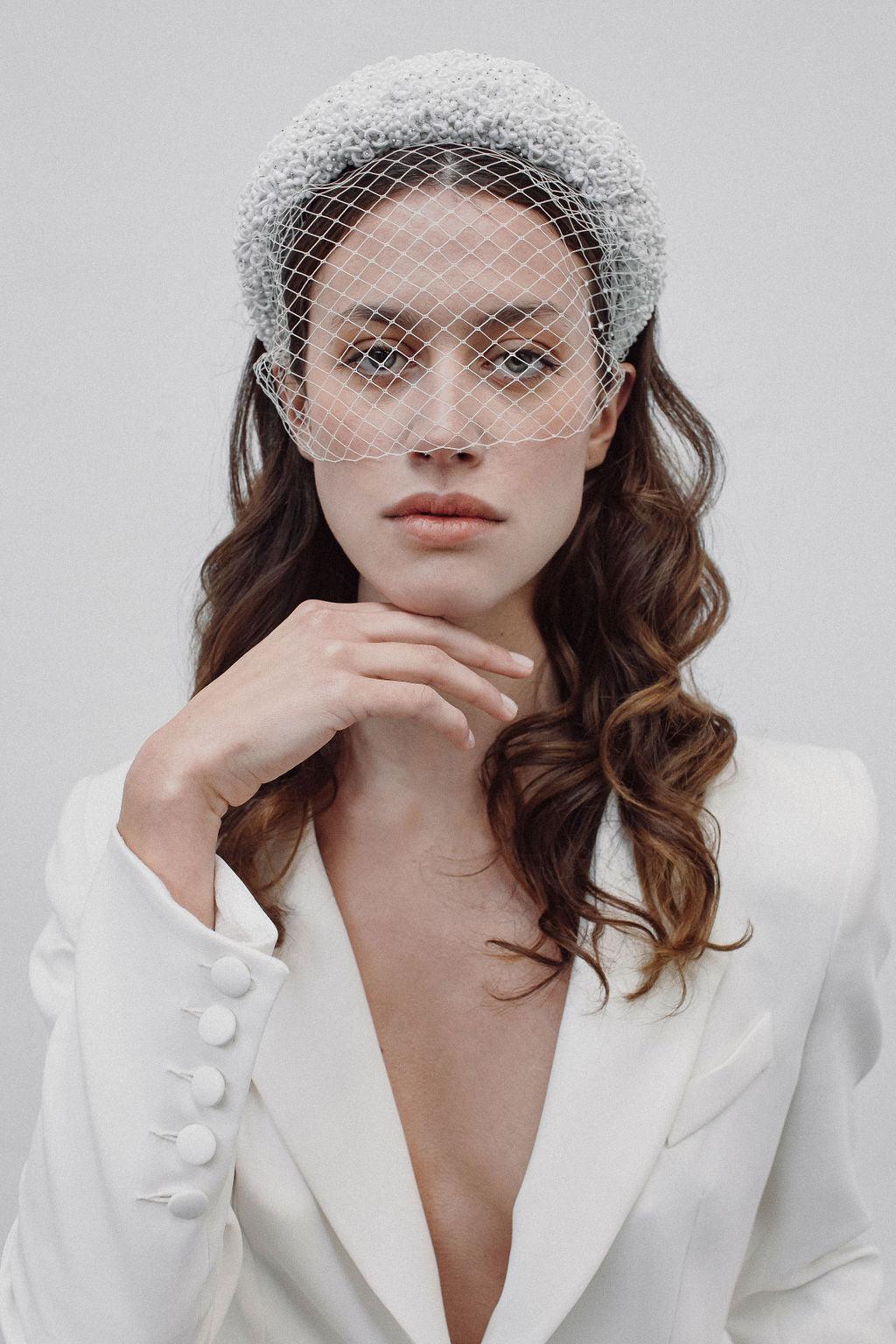 Ladybird – Embroidered and Beaded Floral Headband