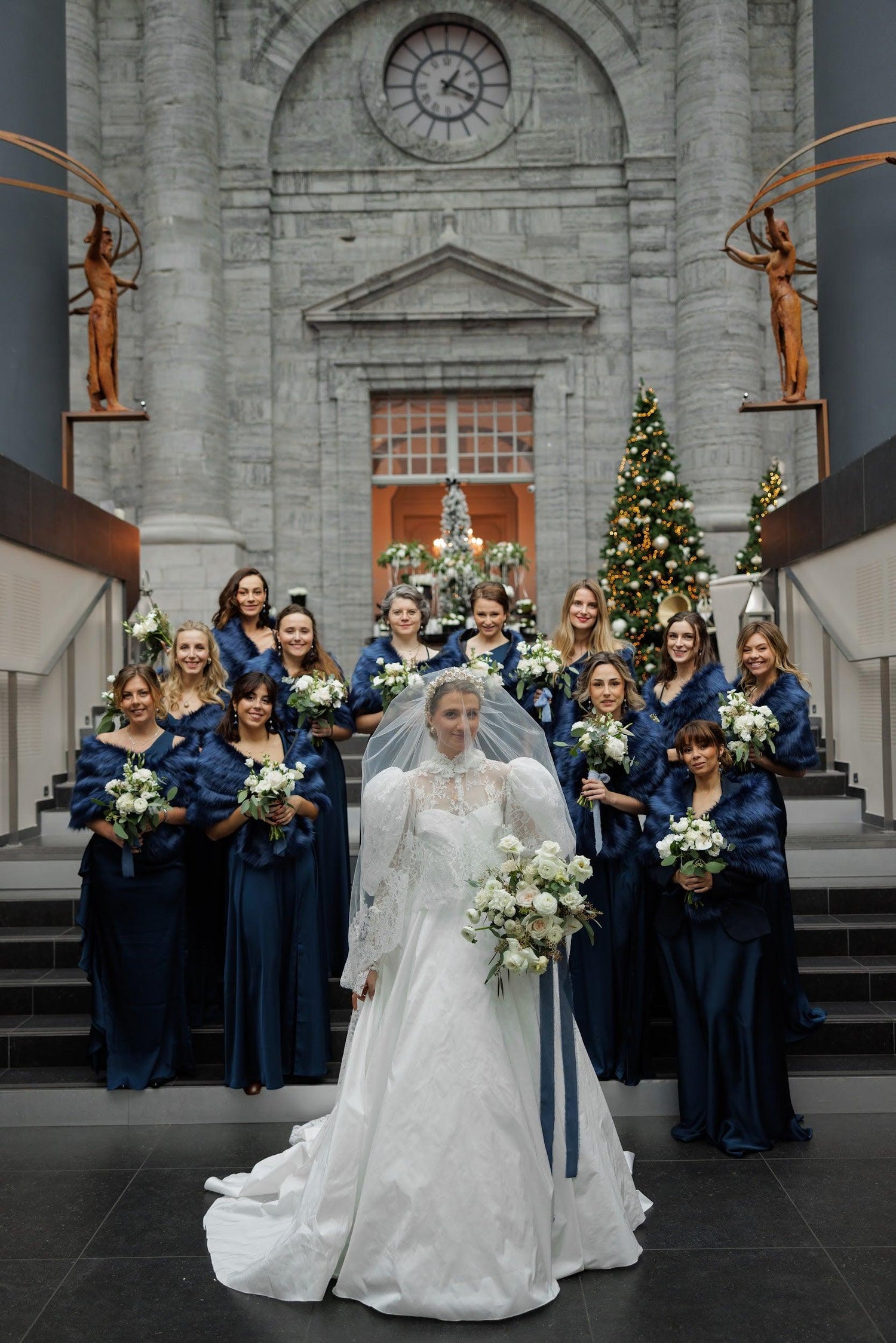 Pearl Petal - Natural Pearl & Ceramic Dangle Earrings