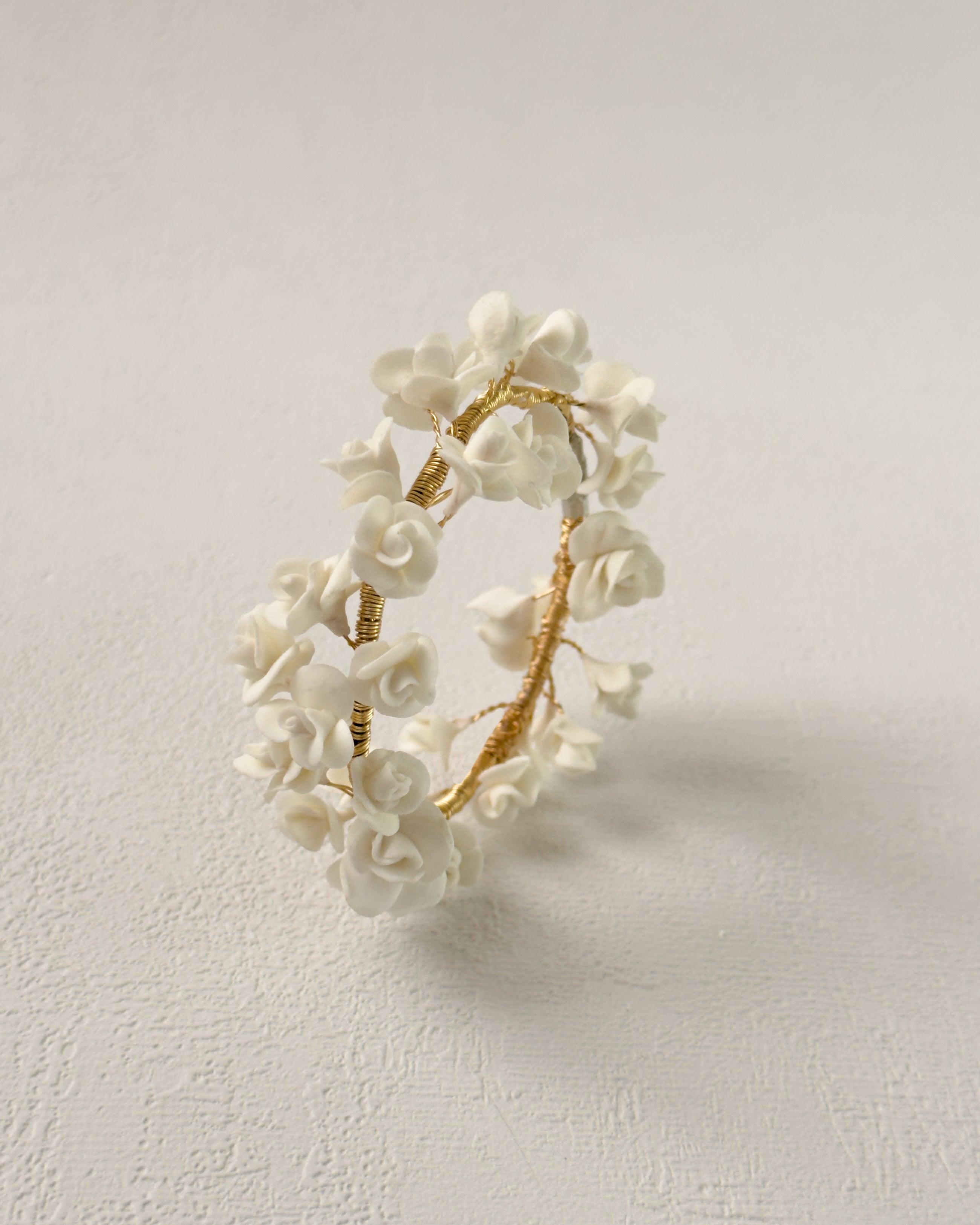 Chloris Bracelet de mariée en céramique