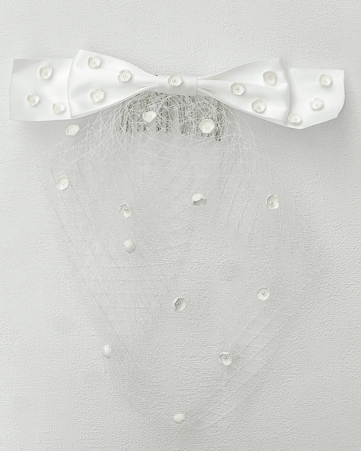 Muguet Voile de mariée avec noeud