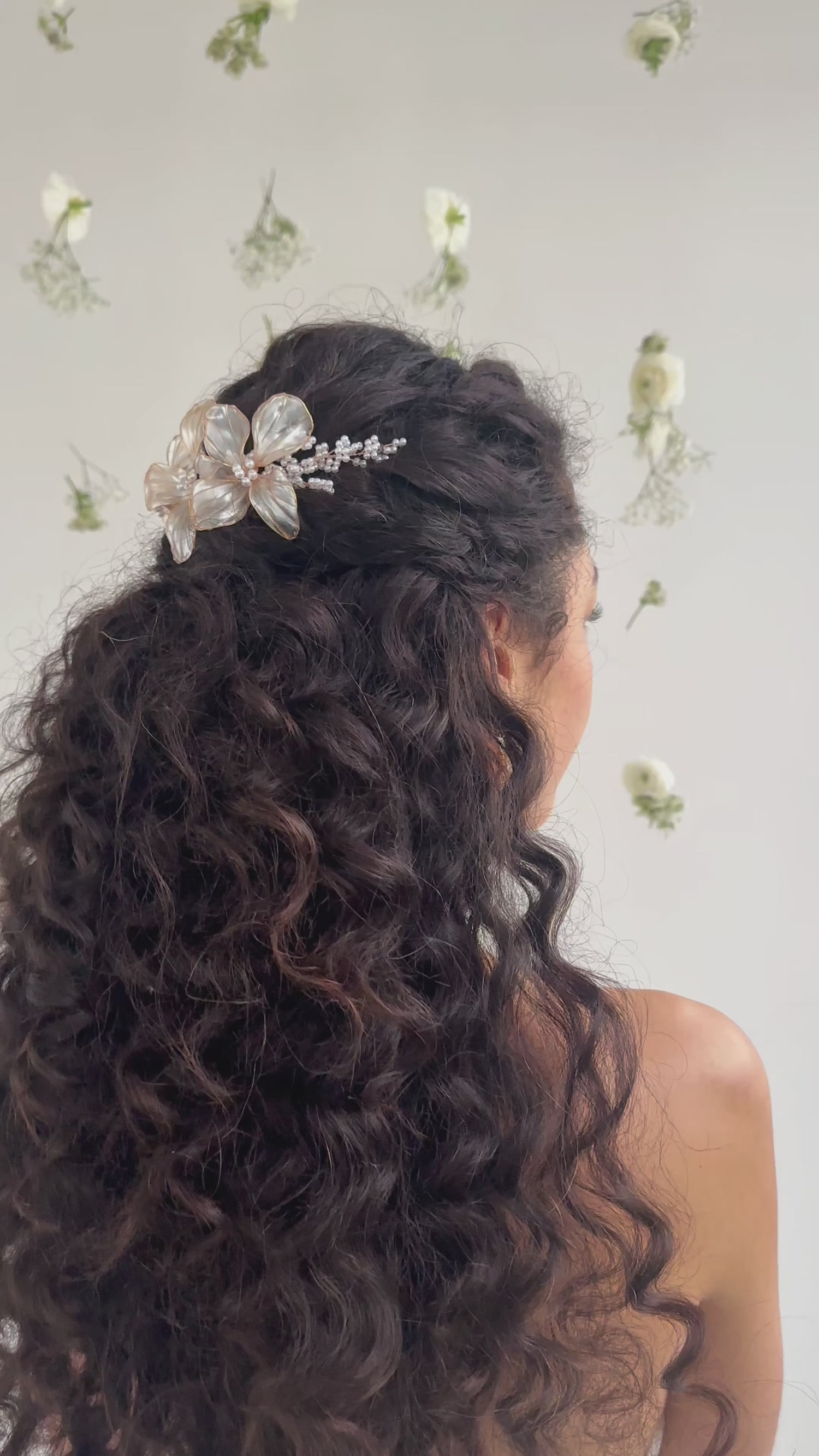 Anthenia Mother-of-pearl resin comb