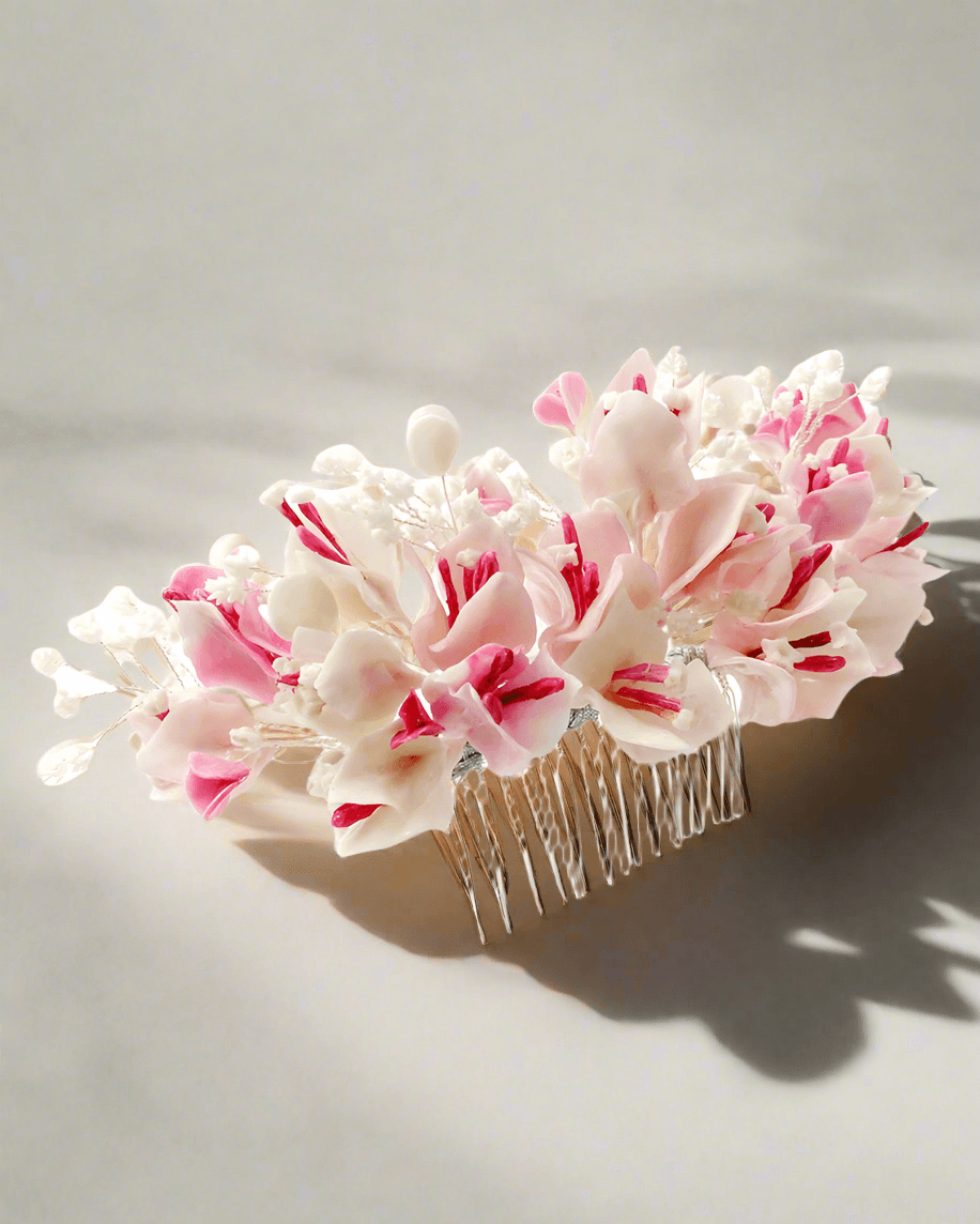 Bougainvillea Soft Ceramic Comb