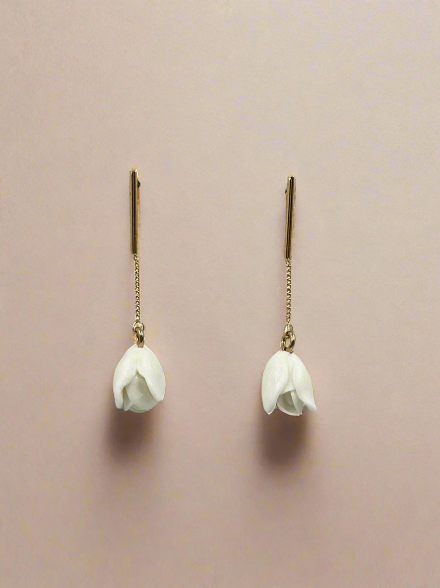 Rosalia Drop - Boucles d’oreilles pendantes Céramique