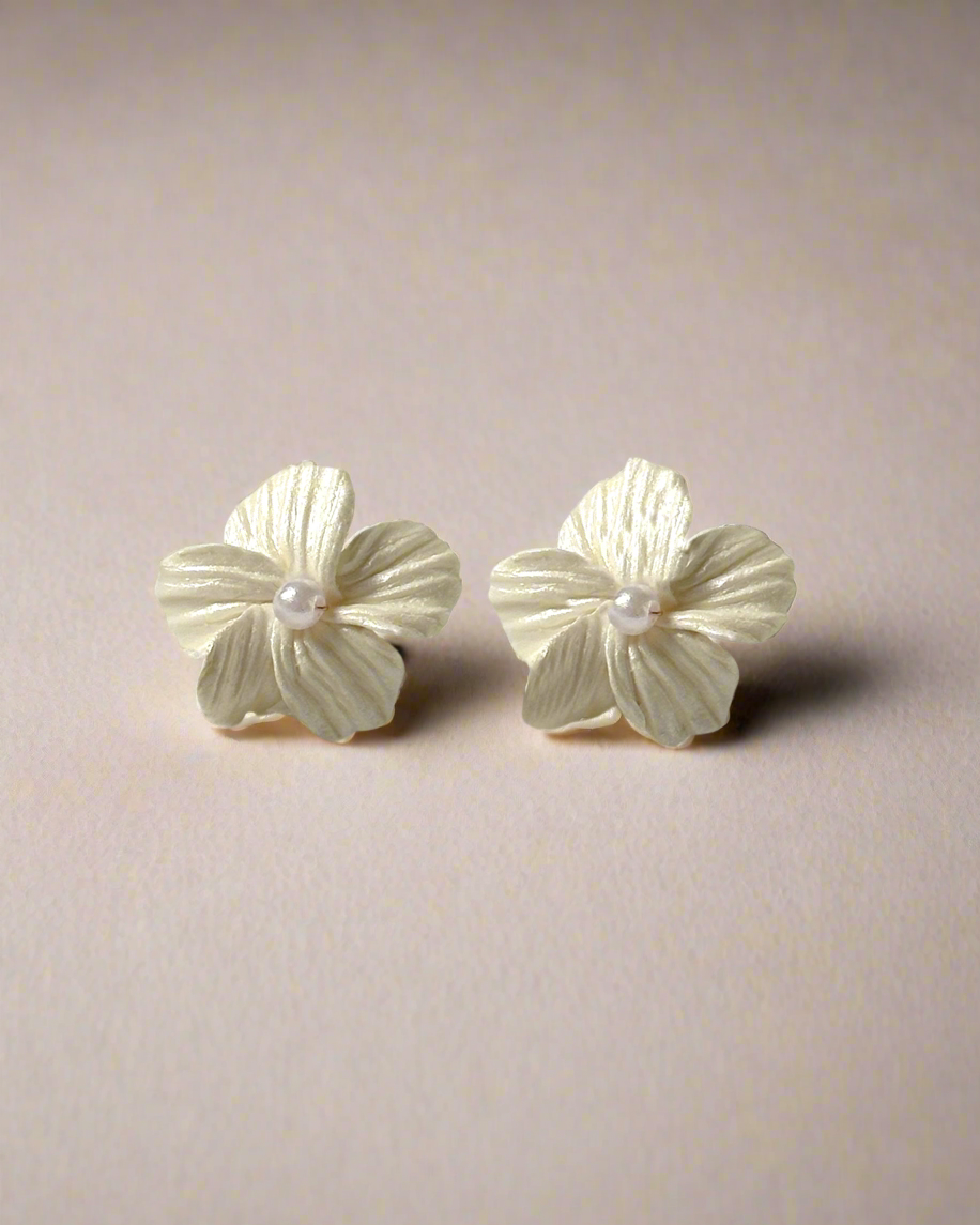 Chloé - Boucles d’oreilles puces en Céramique