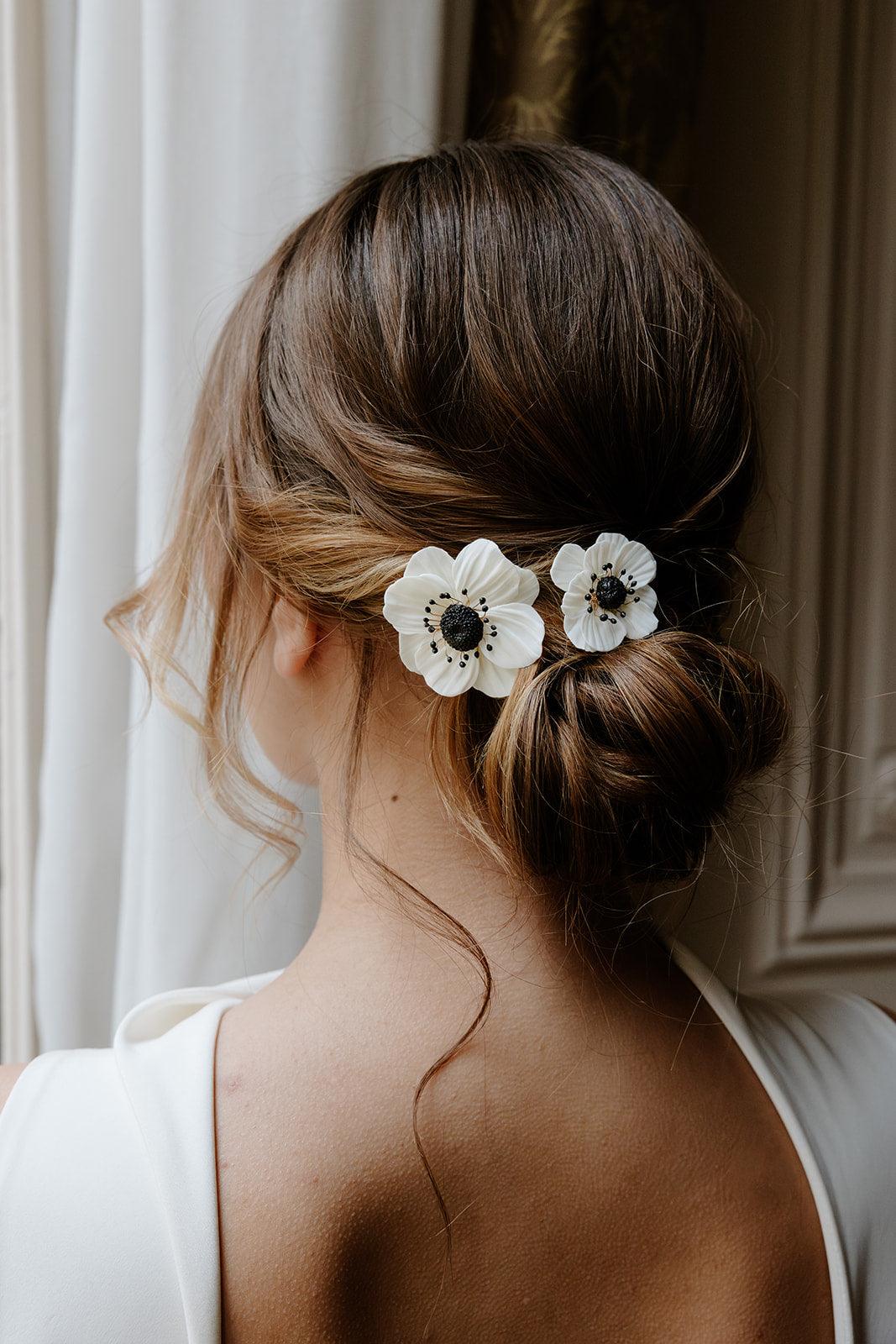 Pics à Cheveux Anémone (Lot de 2)