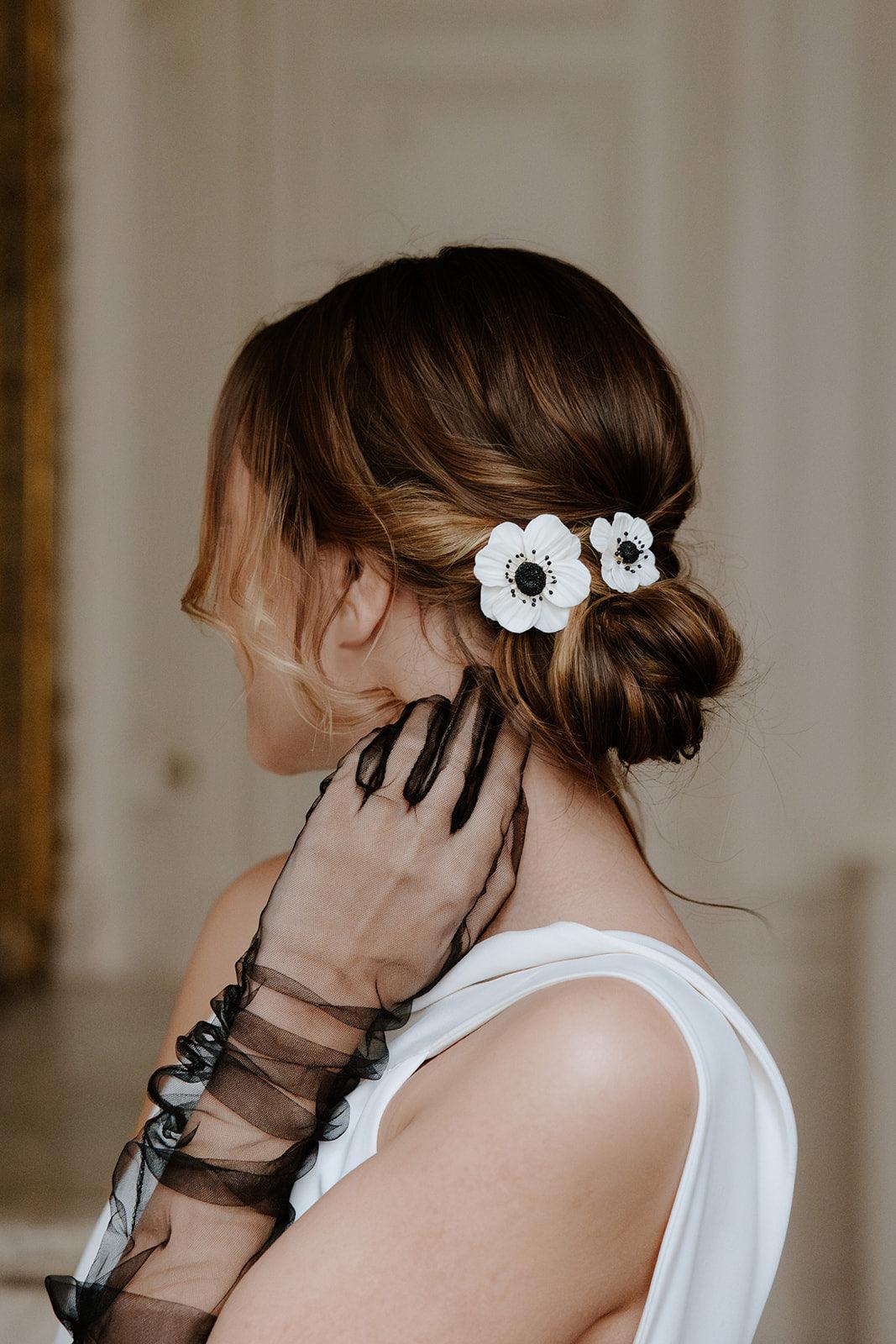 Pics à Cheveux Anémone (Lot de 2)