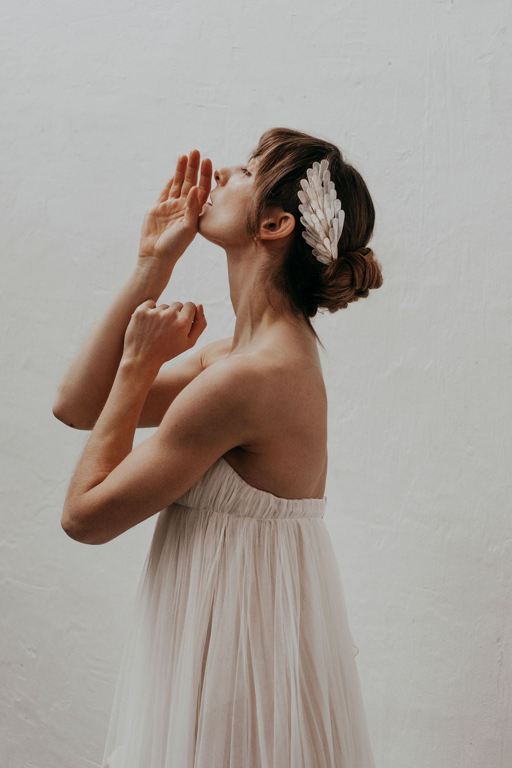 Angel Wings Two-Sided Hairpiece