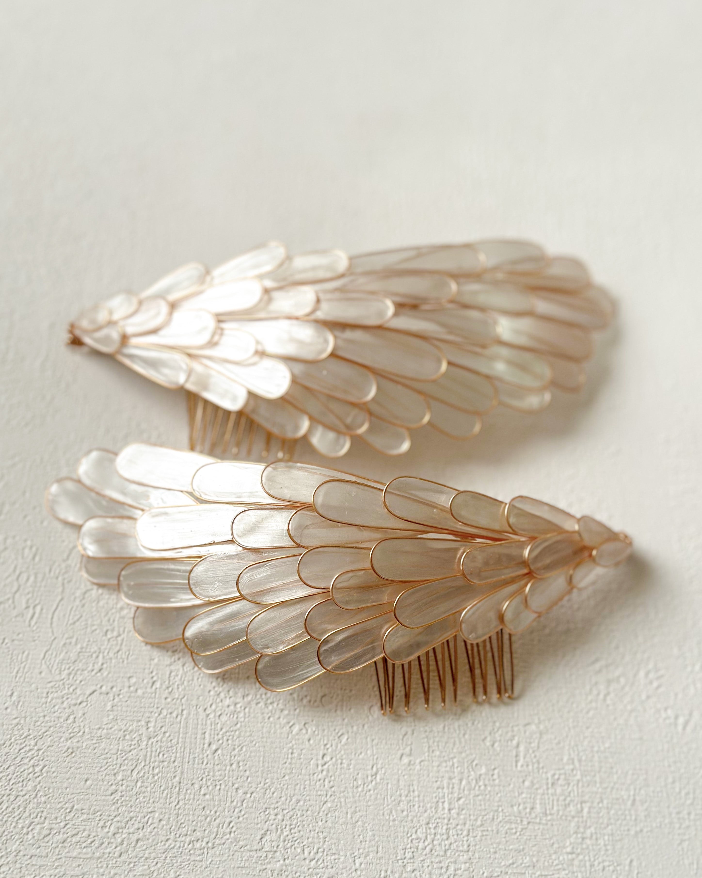 Angel Wings Two-Sided Hairpiece