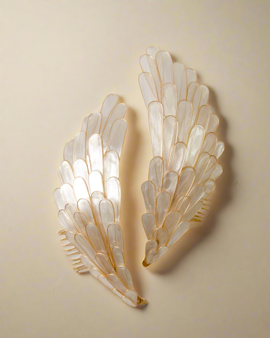 Angel Wings Two-Sided Hairpiece