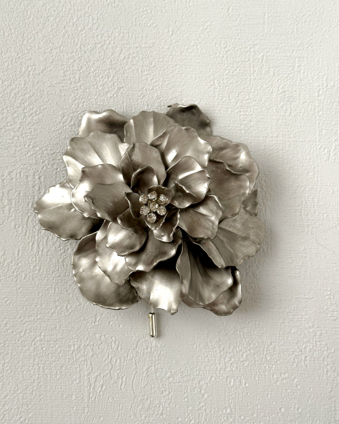Boutonnière Blume Silver