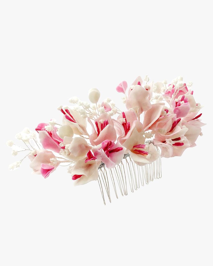 Bougainvillea Soft Ceramic Comb