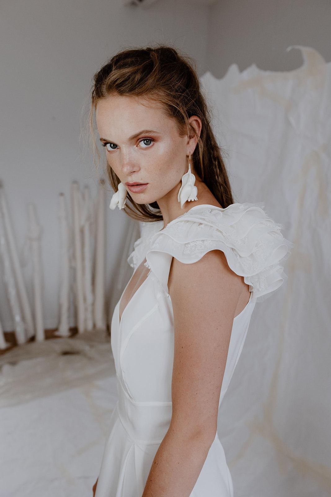 Love Capsules - Ceramic Dangle Earrings