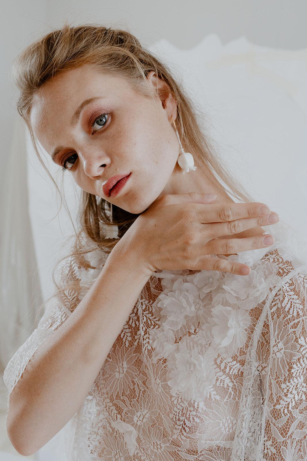 Capsules of Tenderness - Ceramic Dangling Earrings