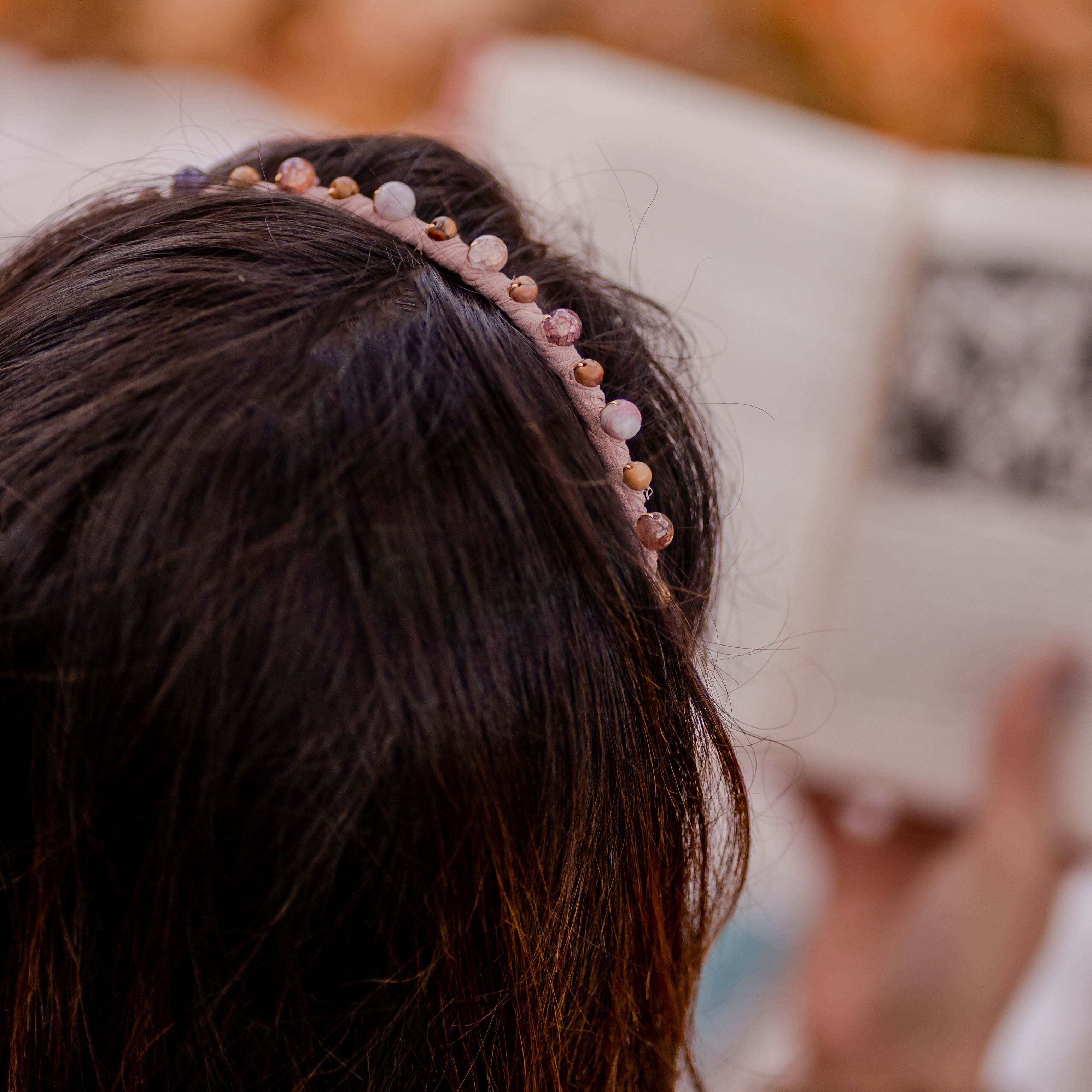 Chiffon Beaded Headband