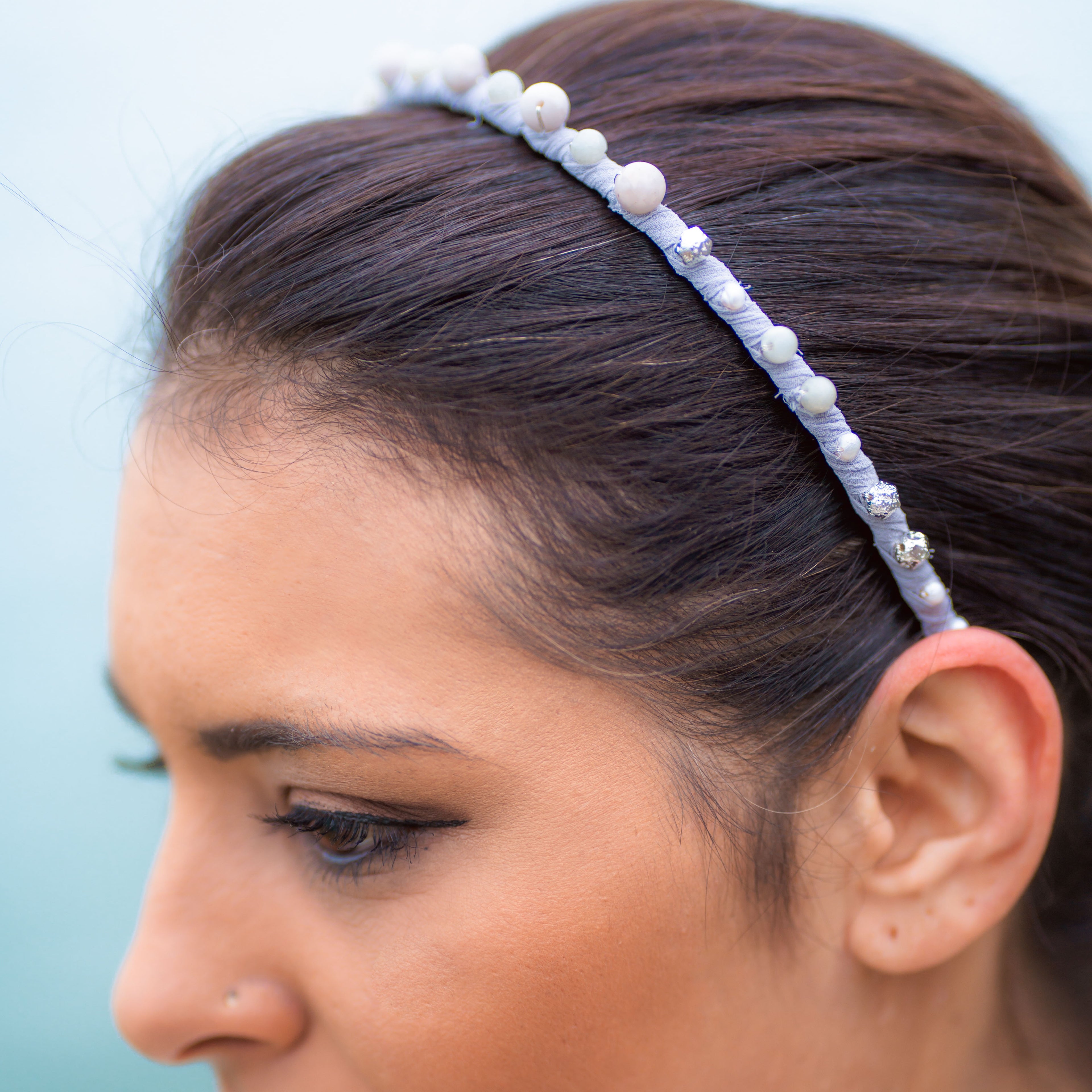 Chiffon Beaded Headband