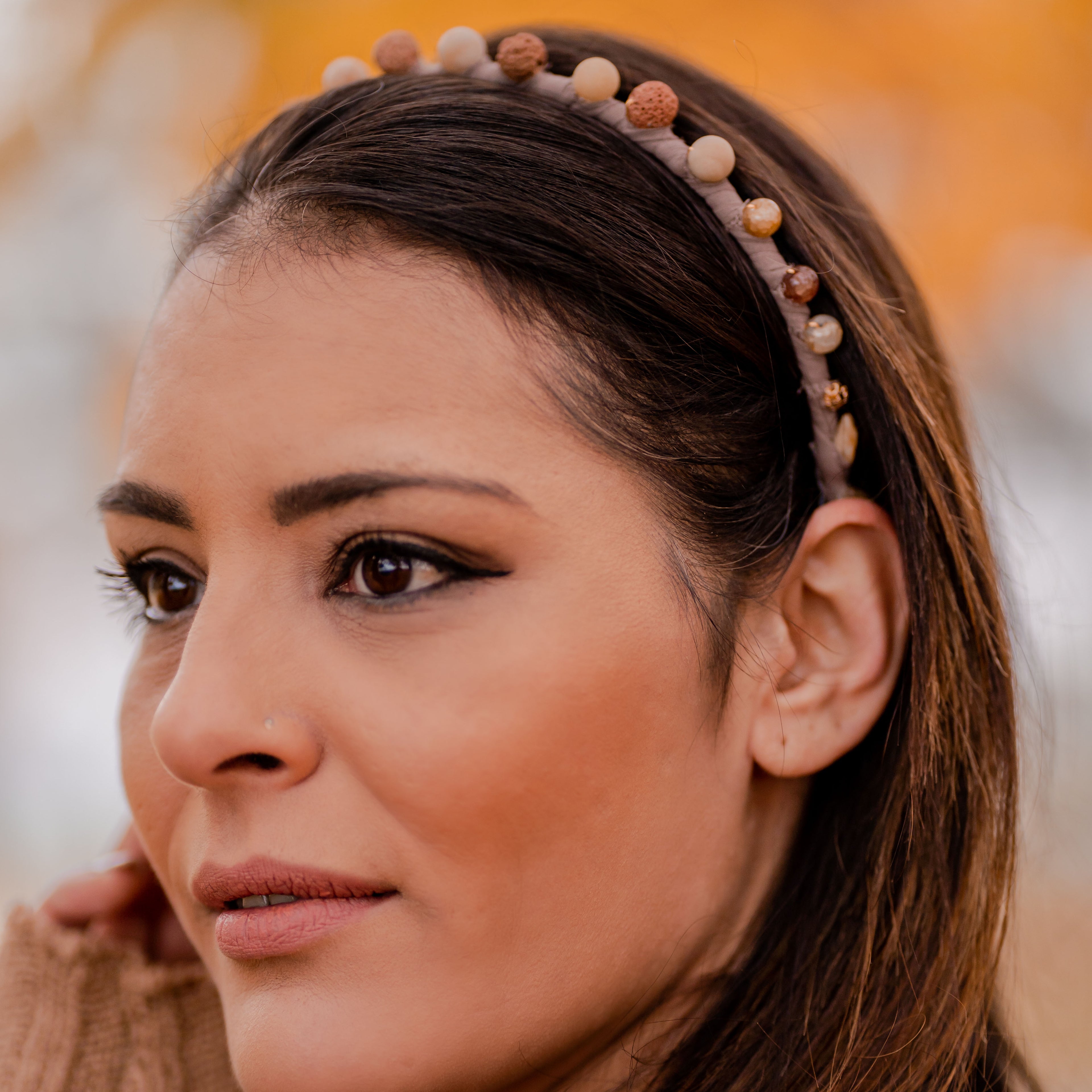 Chiffon Beaded Headband